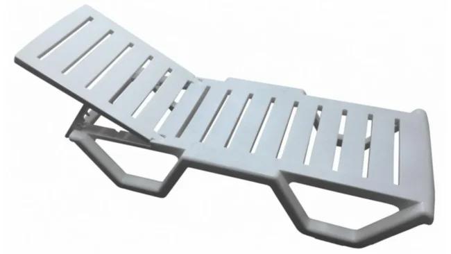 Шезлонг пластиковый пятипозиционный