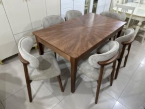 Стол для кухни и стулья 6 шт